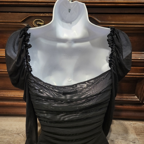 SHEIN Sheer TOP SZ MED - Picture 2 of 3